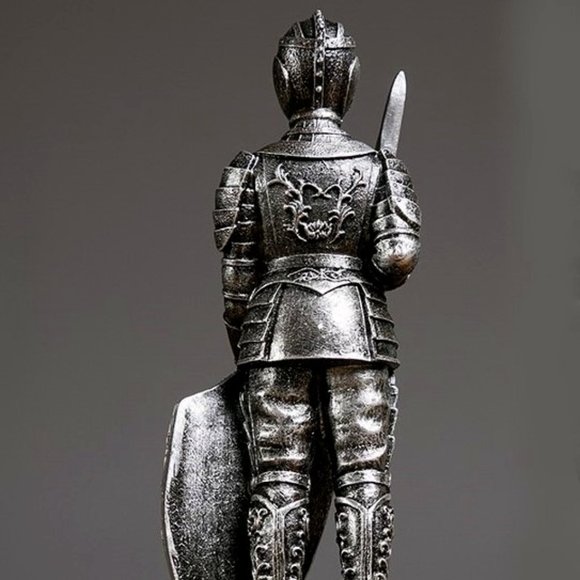 ⚜️ Medieval Templar Knight Warrior Sculptures ⚜️ 👑 ☠️ 4 pc Warrior Set  ☠️ 👑 - Picture 6 of 11